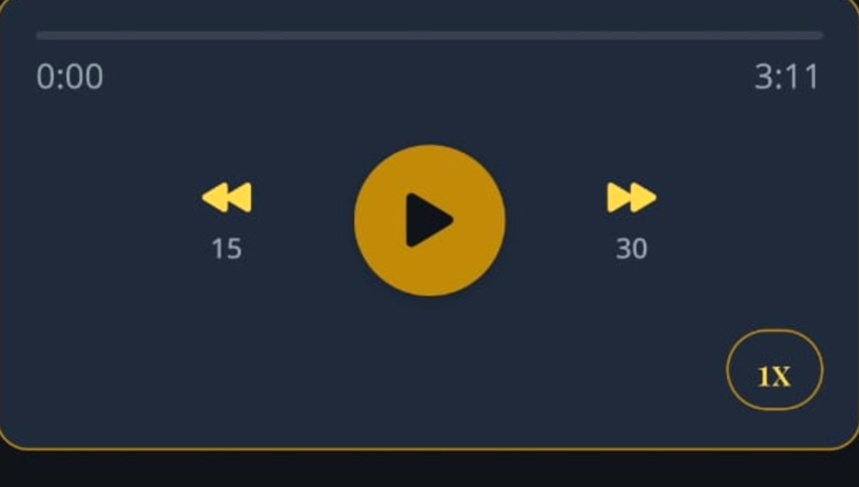 Gujarati audio lesson player